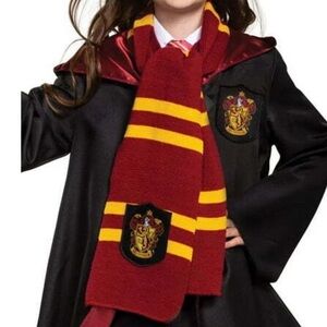 Disguise Harry Potter Gryffindor Striped Scarf with Crest